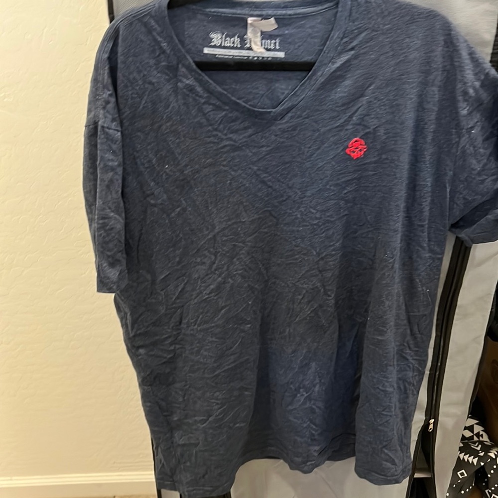 Black helmet ladies t shirt very soft great for summer